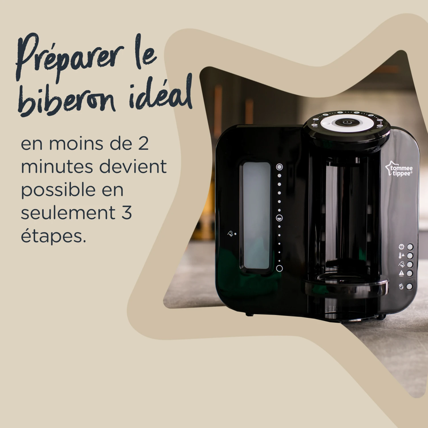 Préparateur-Chauffe Biberons Perfect Prep Noir De Tommee Tippee – Image 4