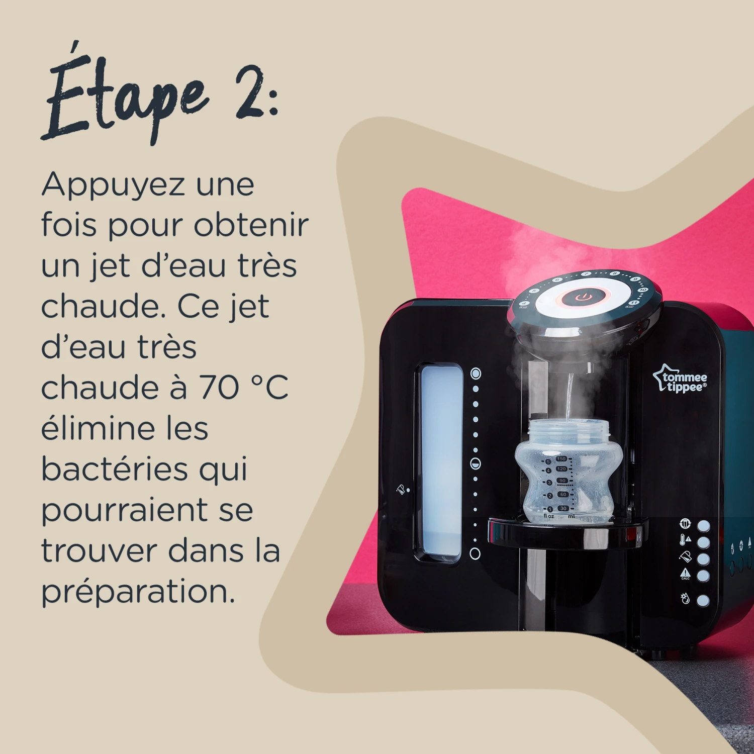 Préparateur-Chauffe Biberons Perfect Prep Noir De Tommee Tippee – Image 6