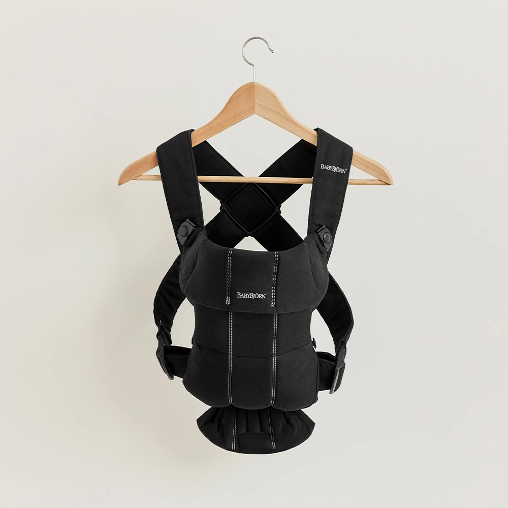 Porte-bébé Mini Noir Coton De BabyBjörn – Image 8