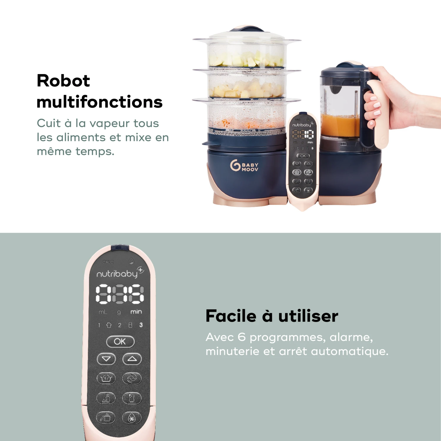 Nutribaby(+) XL Robot Multifonctions Bébé Grande Capacité De Babymoov – Image 4