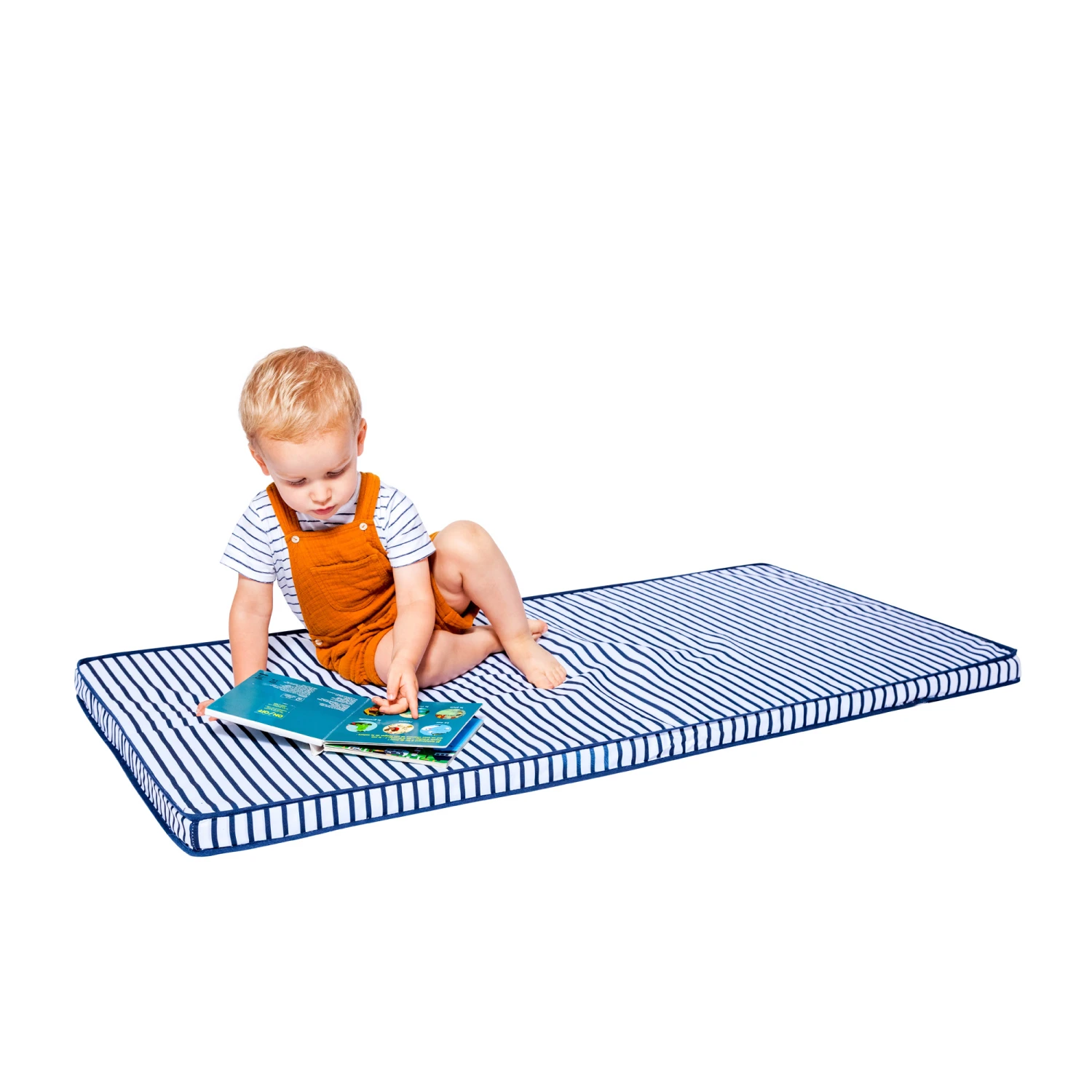 Tapis/Matelas De Sol Blue Stripes De Babytolove – Image 5