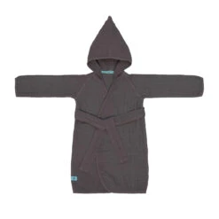 LÄSSIG Peignoir Mousseline Anthracite 12-18 Mois De Lässig
