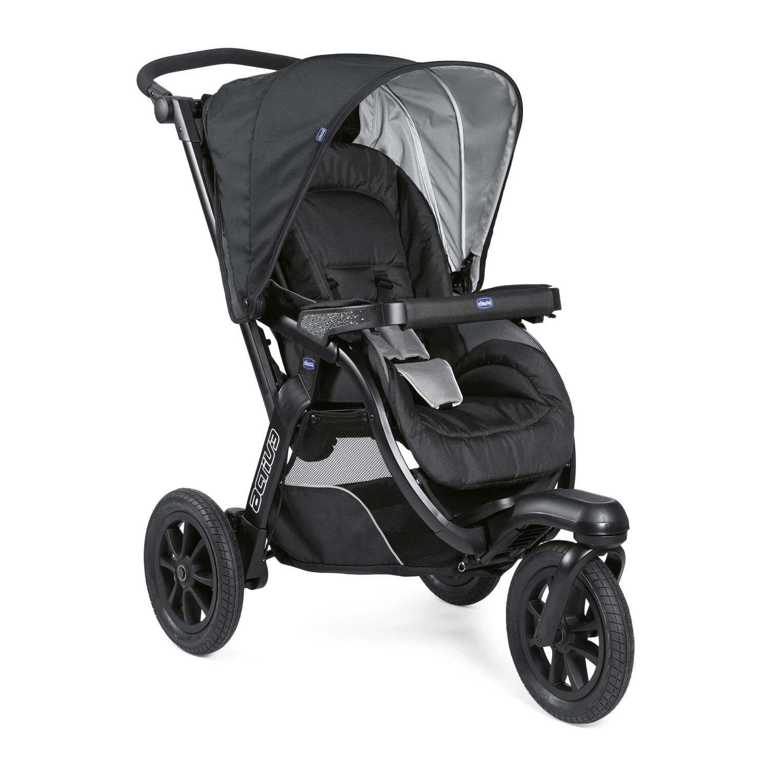 Poussette Trio Activ3 Top Dark Jet Black De Chicco – Image 2