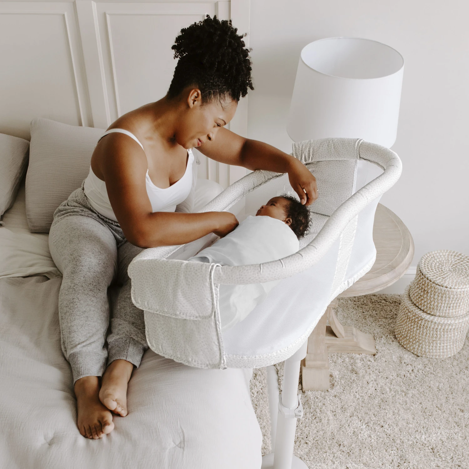 Berceau Pivotant 360° BassiNest® Premiere Blanc De Halo – Image 9