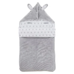 Nid D'ange Lapin Câlin Gris Taille Unique De P'tit Bisou