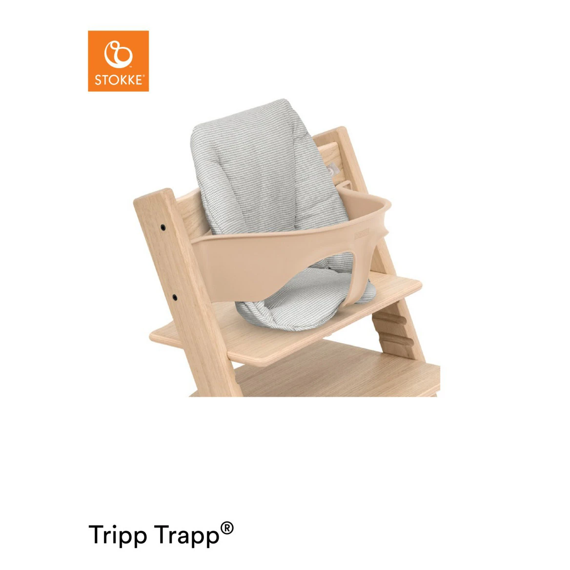 Coussin De Chaise Tripp Trapp® Classic Gris Nordique De Stokke® – Image 3