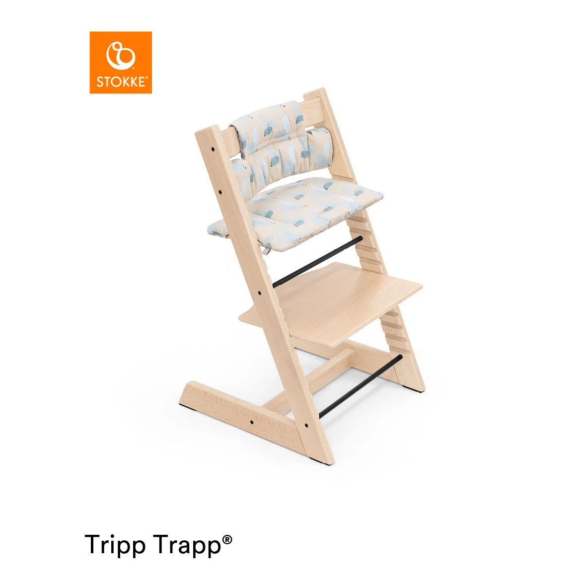 Coussin De Chaise Tripp Trapp® Bird Blue De Stokke® – Image 5