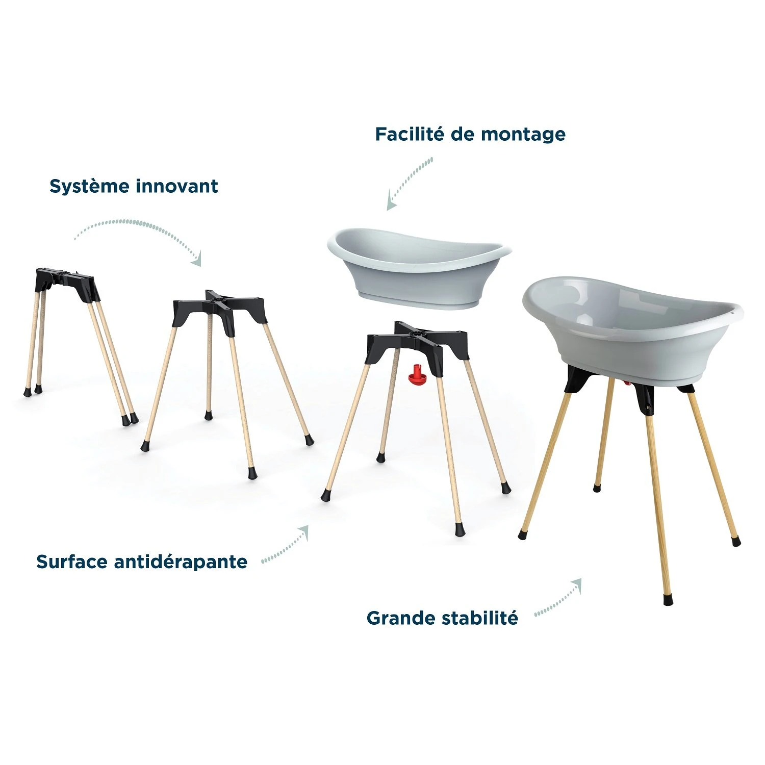 THERMOBABY® Pack Transat Vasco 5 En 1 Gris Charme De Thermobaby – Image 3