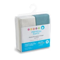 Lot De 2 Housse à Matelas à Langer Ecru/Nile De Formula Baby