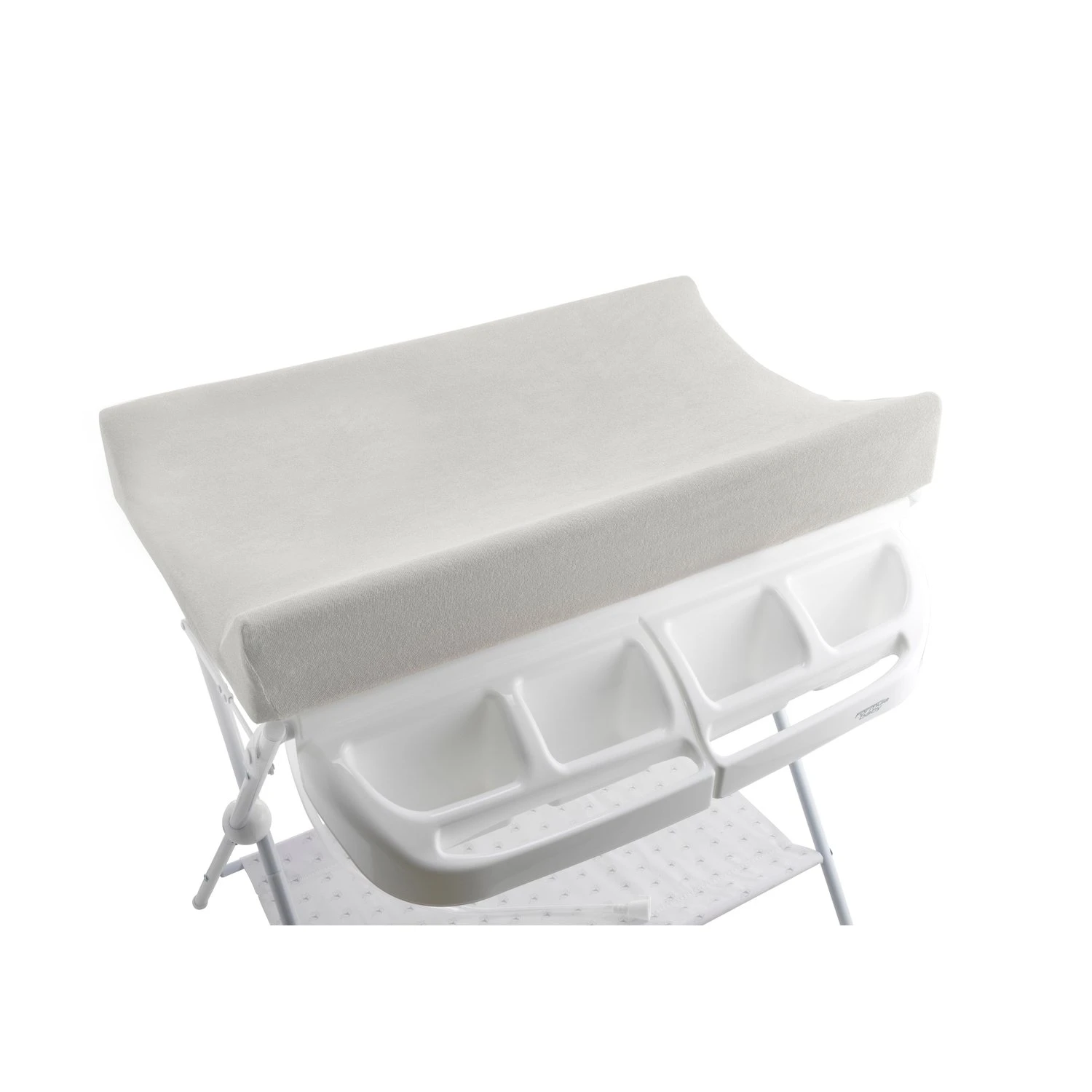 Lot De 2 Housse à Matelas à Langer Ecru/Vert Gris De Formula Baby – Image 2