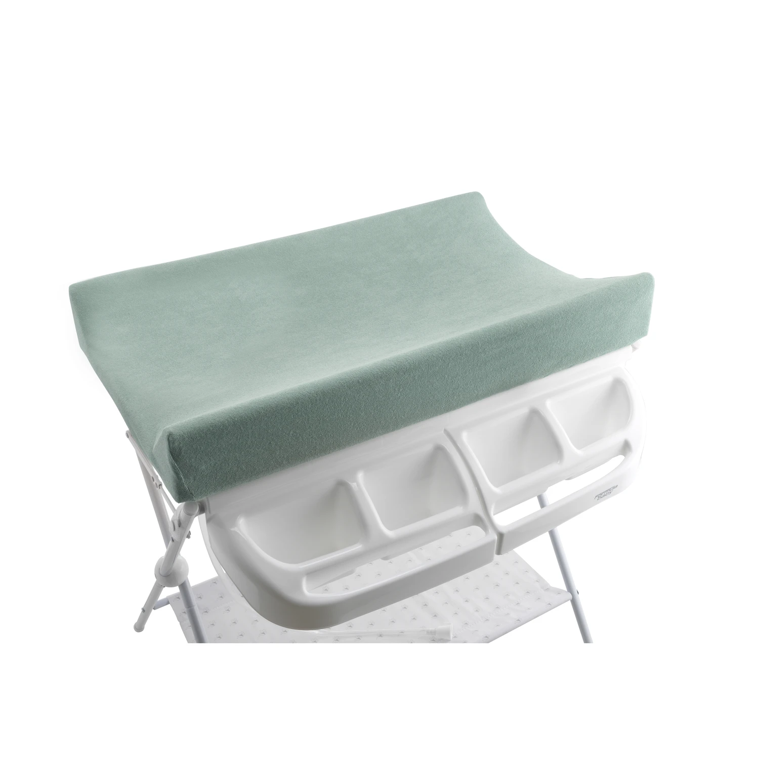 Lot De 2 Housse à Matelas à Langer Ecru/Vert Gris De Formula Baby – Image 3