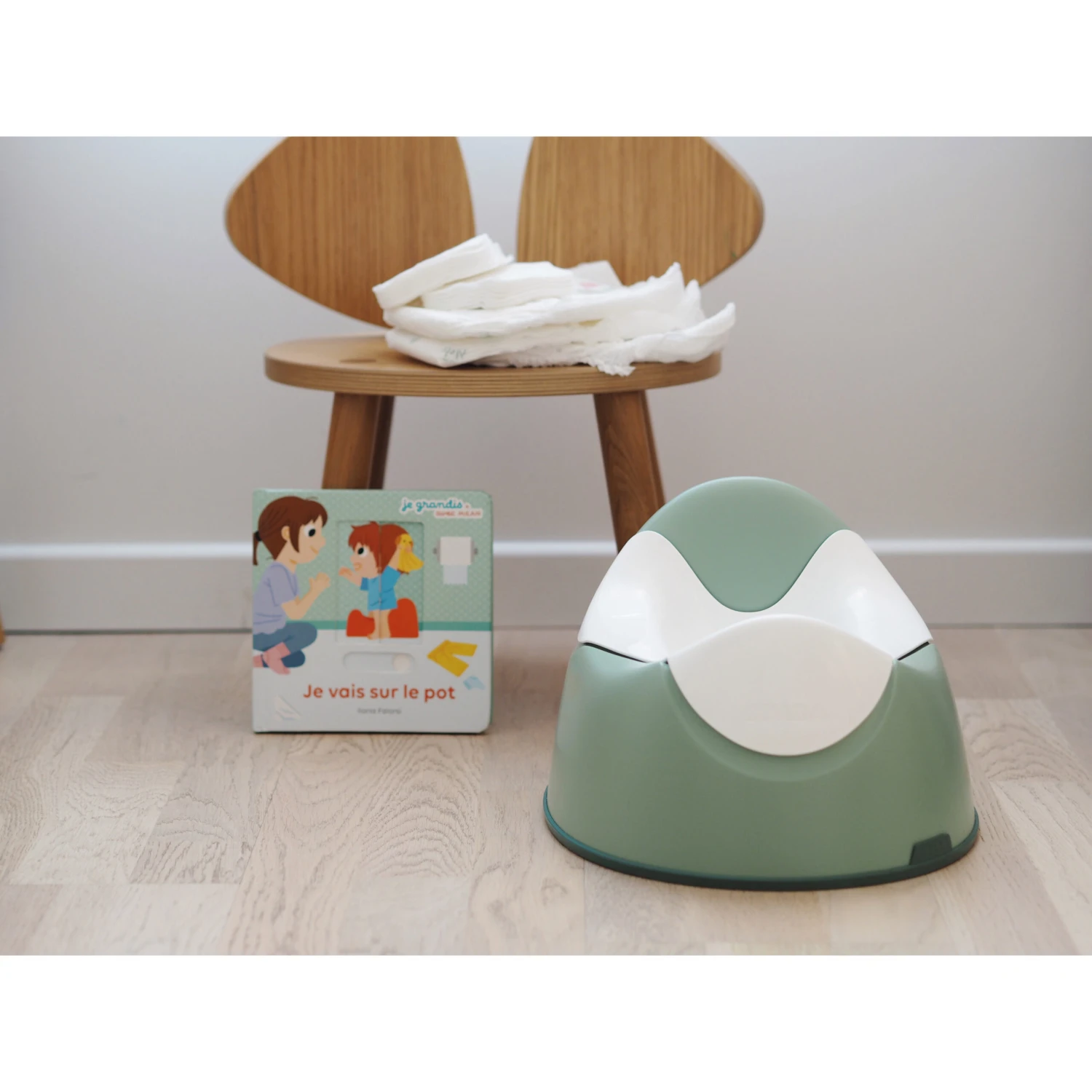 Beaba Pot Ergonomique Vert Sauge De Béaba – Image 3