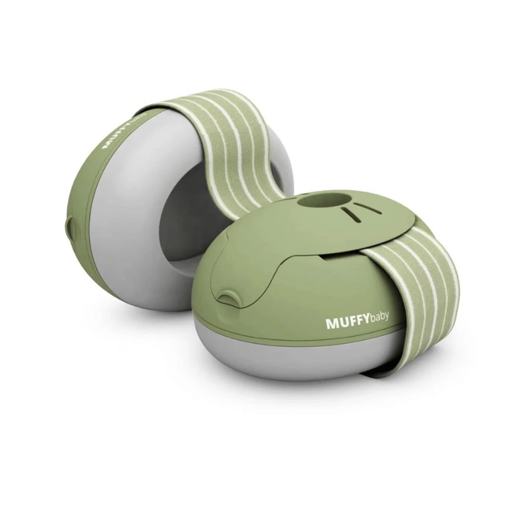 Casque Anti-bruit Muffy Baby Vert Olive De Alpine