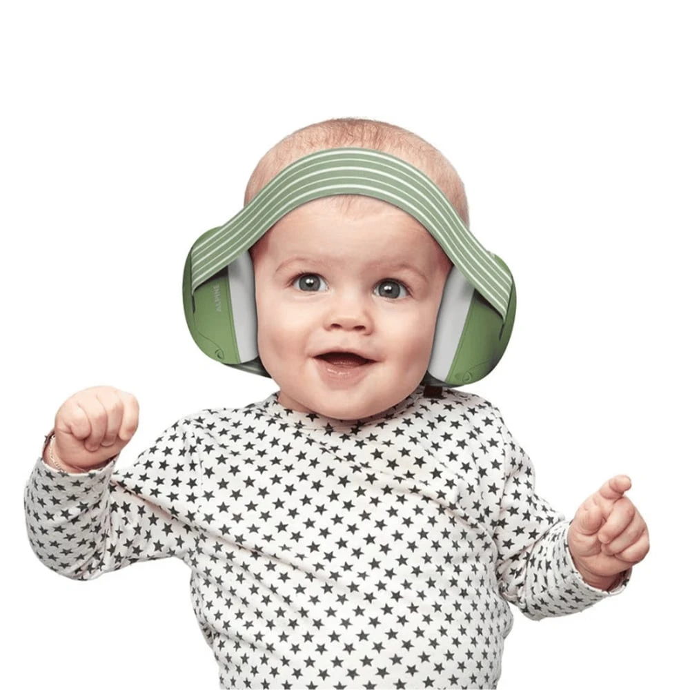 Casque Anti-bruit Muffy Baby Vert Olive De Alpine – Image 2