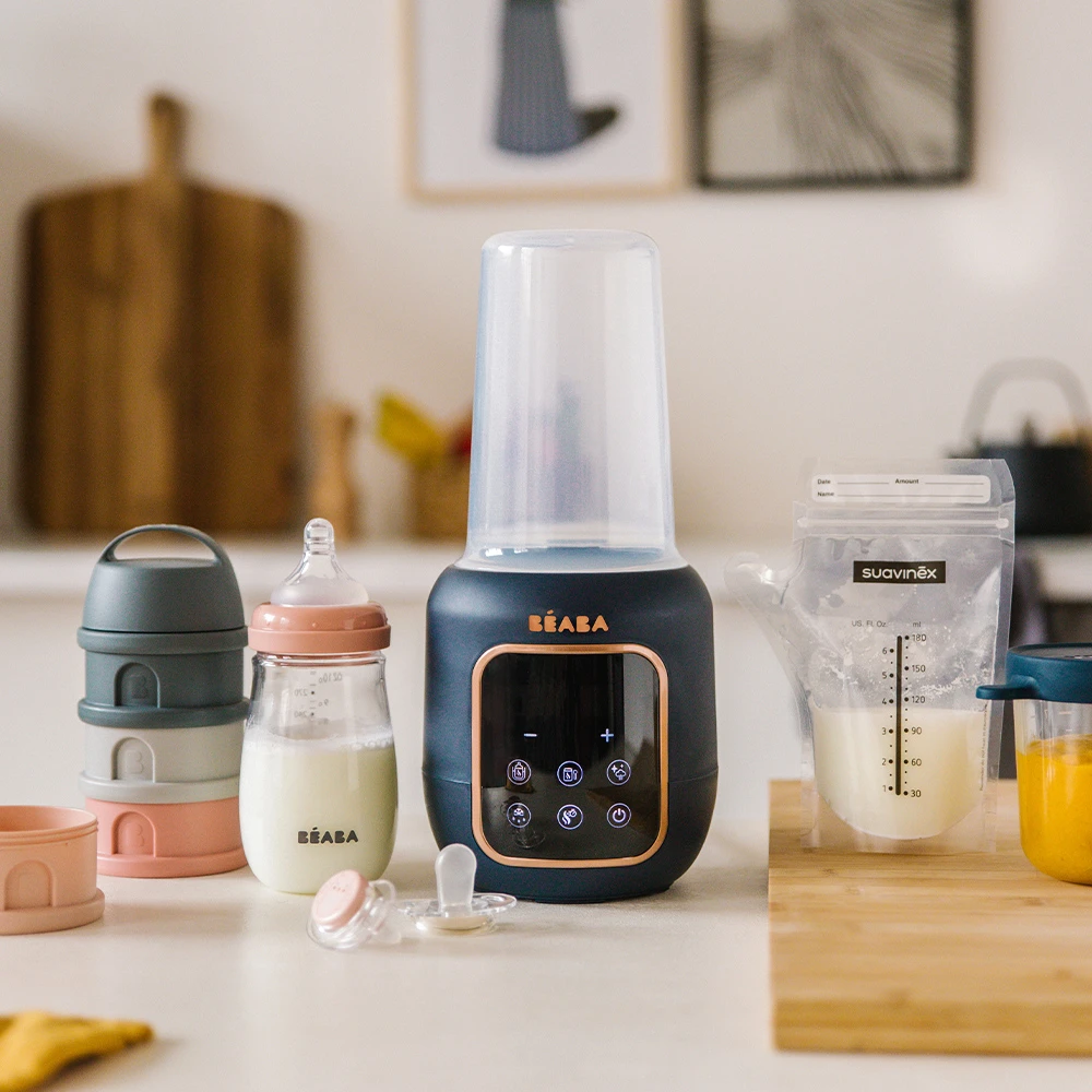 Beaba Chauffe-Biberon Multi Milk Night Blue De Béaba – Image 3