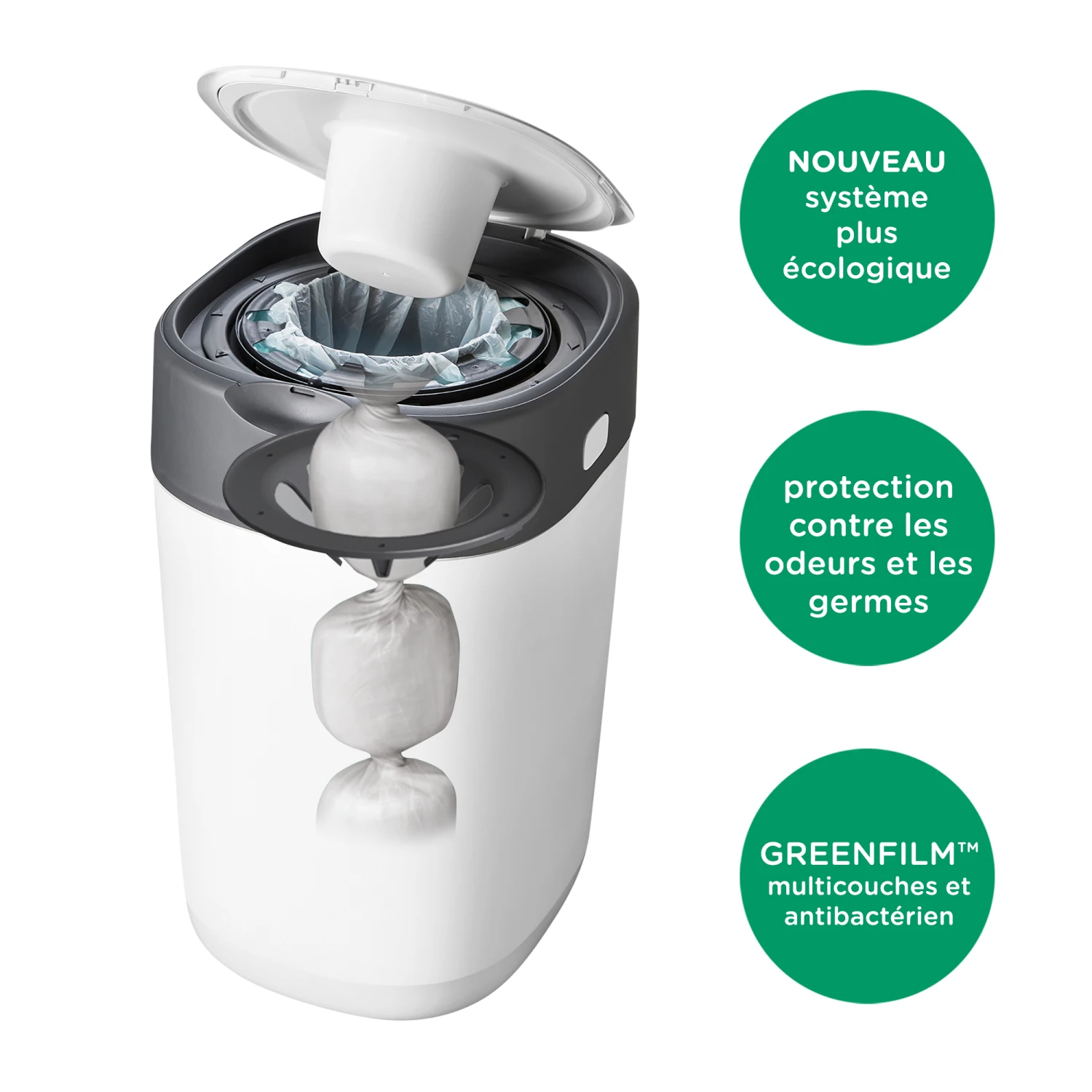 Recharge Twist & Click Avancée Avec GREENFILM Antibactérien X1 De Tommee Tippee – Image 4