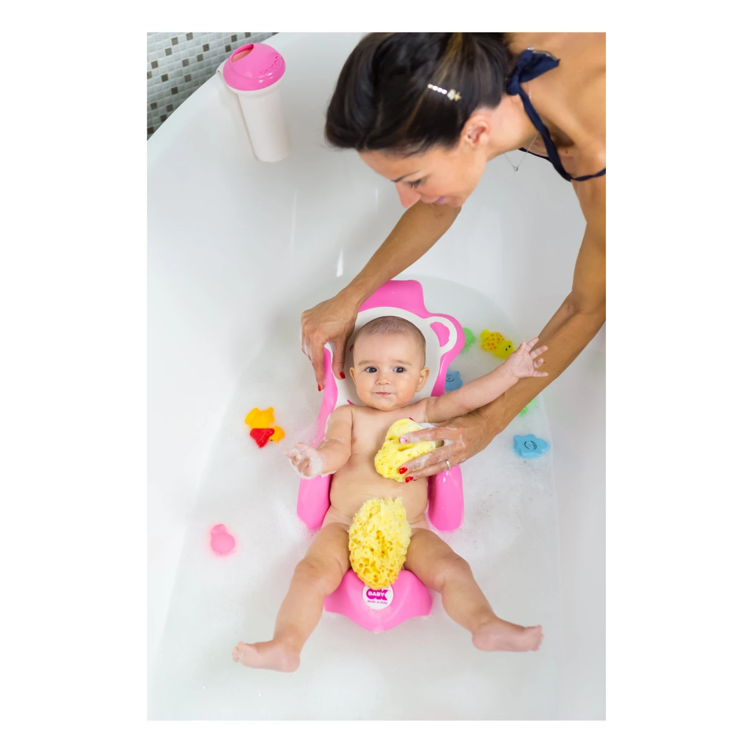 Transat De Bain Buddy Blanc De OK Baby – Image 10