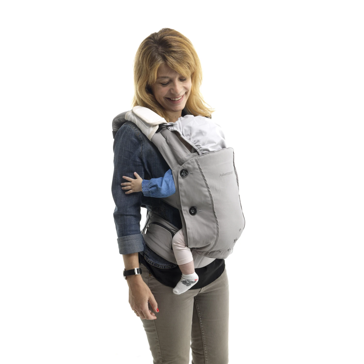 Porte-bébé Ergonomique Gris De Aubert Concept – Image 3