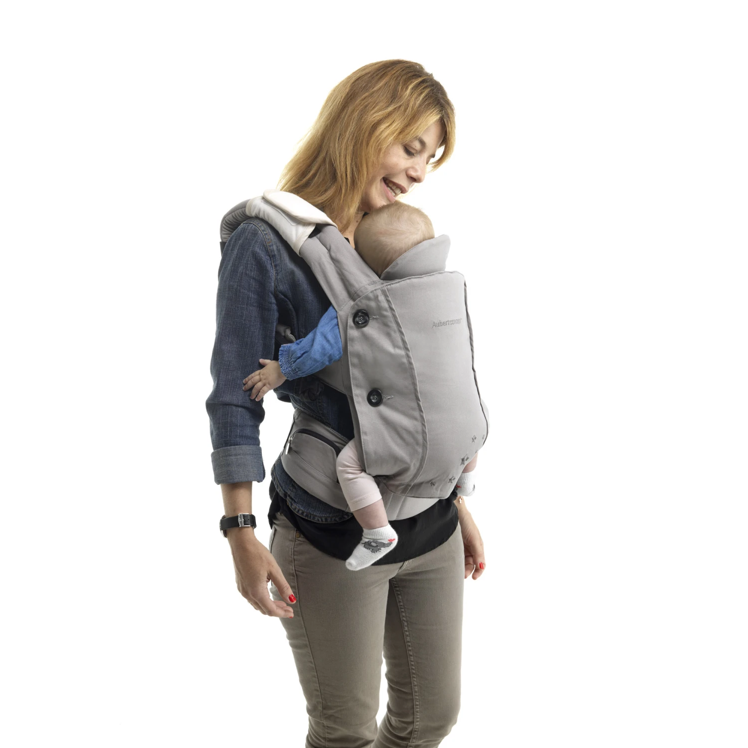 Porte-bébé Ergonomique Gris De Aubert Concept – Image 5